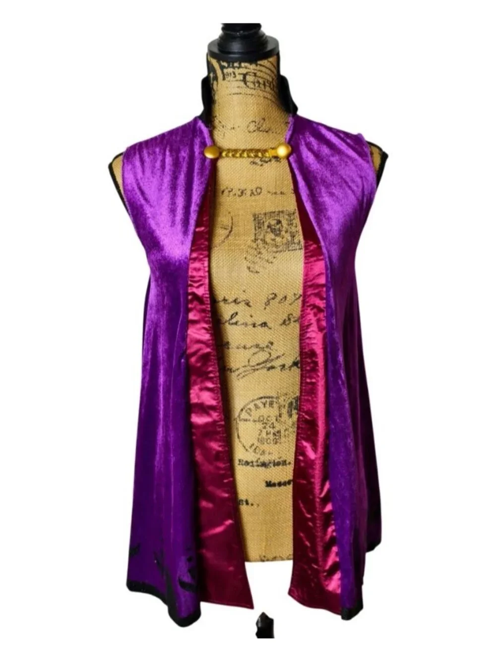 Disney Frozen II Anna Deluxe Girls Costume S 4-6 Dress Cloak Belt Halloween Cost